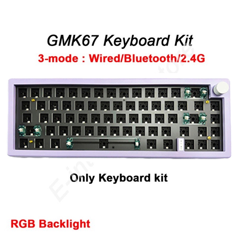 Bàn Phím Cơ GMK67 Bluetooth 2.4G 3 Chế Độ Không Dây Có Thể Tùy Chỉnh