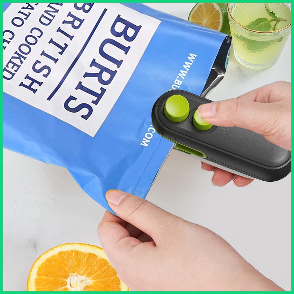 Chip Niêm Phong Túi Nhiệt Mini Có Nam Châm Chống Nước Có Thể Sạc Lại