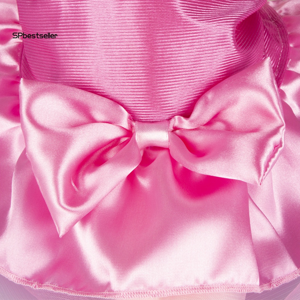 Spbestsellkr Đầm Siêu Mềm Đính Nơ Màu Hồng Ngọt Ngào Thời Trang Mùa Xuân Cho Cún Cưng