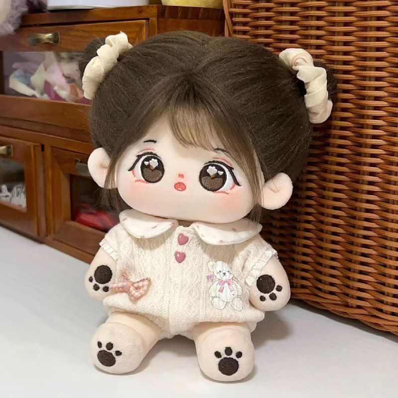 Món quà nhỏ dây màu đỏ Búp Bê Nhồi Bông Cotton búp bê nhồi bông búp bê cung hoàng đạo búp bê nhồi bôngBúp Bê Em Bé Mặc Váy Cotton 20cm Có Thể Thay Đổi Giá Rẻ