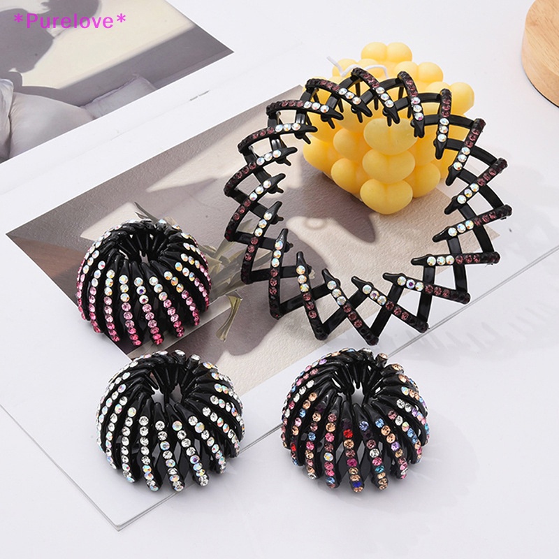 Kẹp Tóc Đính Đá Pha Lê Thời Trang Dành Cho Nữ Mới