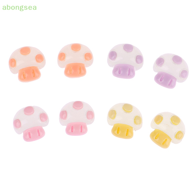 Abongsea Set 10 Nấm Dạ Quang Trang Trí Điện Thoại