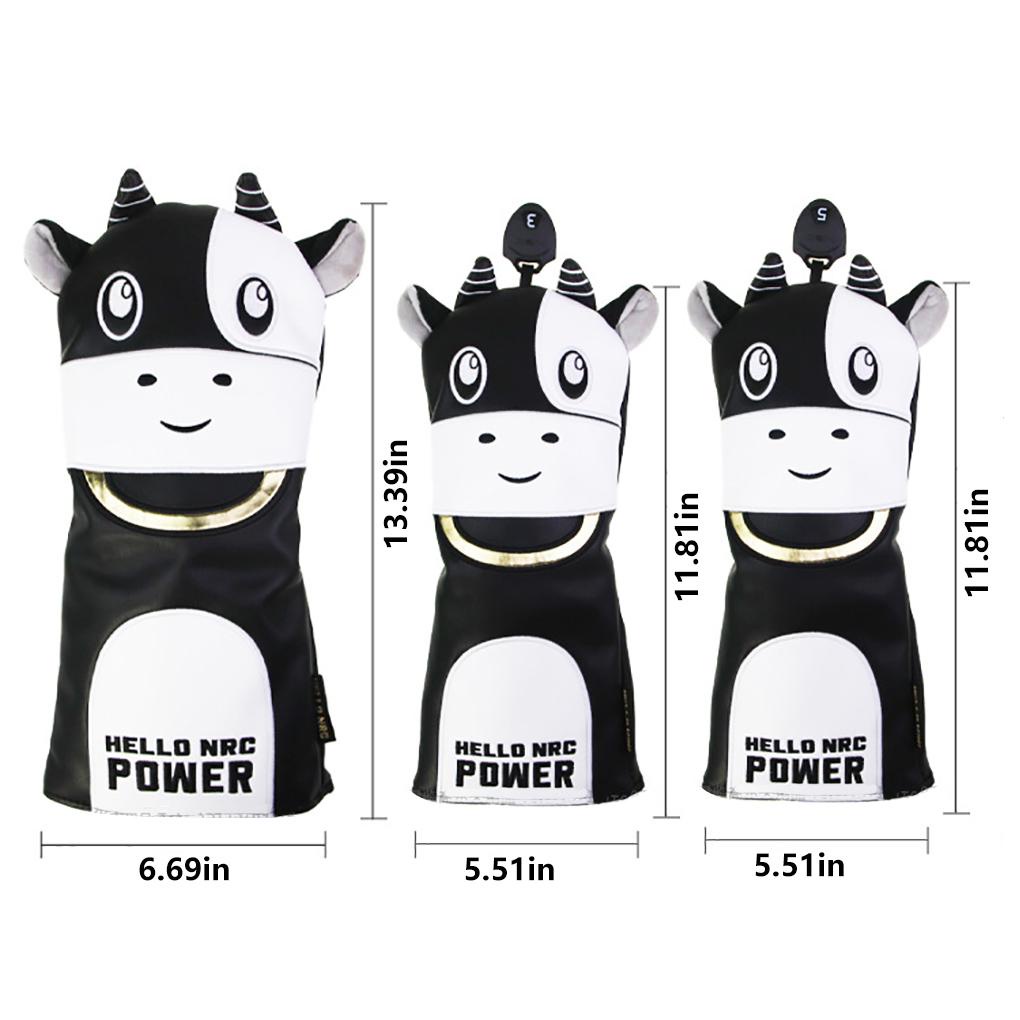 Vỏ Bọc Đầu Gậy Đánh Golf Bằng Vải Bông Dày Dặn Chống Nước Chống Nắng Xoay Được