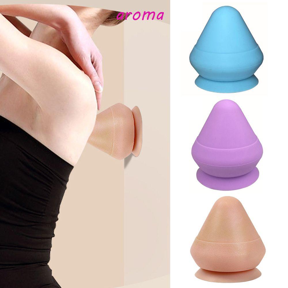 Dụng Cụ Mát Xa Lưng Hình Nón Thiết Kế Nhỏ Gọn Kèm Cốc Hút Tiện Dụng Cho Người Tập Yoga / Thể Hình