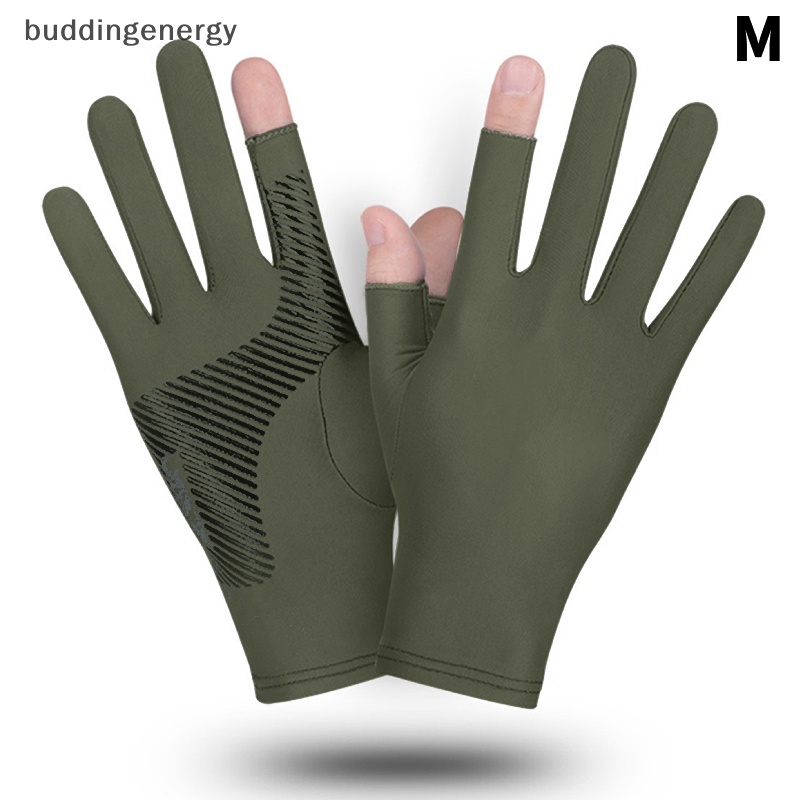 {BUDDI} Mới Găng Tay Đua Xe Máy Lụa Lạnh Mỏng Thoáng Khí Chống Trượt Có Thể Chạm Màn Hình Cảm Ứng Bảo Vệ Tia Uv {BUDDI}
