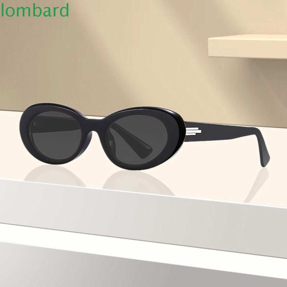 Kính Râm Hình Oval Y2K Phong Cách Punk Hiphop Dành Cho Nữ