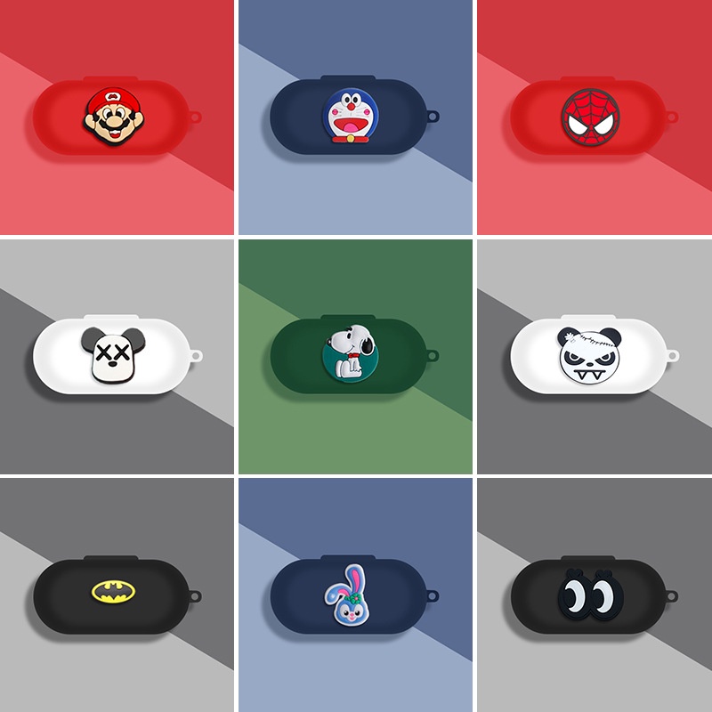 Vỏ Bảo Vệ Hộp Sạc Tai Nghe Sony WF-C700 Bằng Silicon Họa Tiết Hoạt Hình Dễ Thương