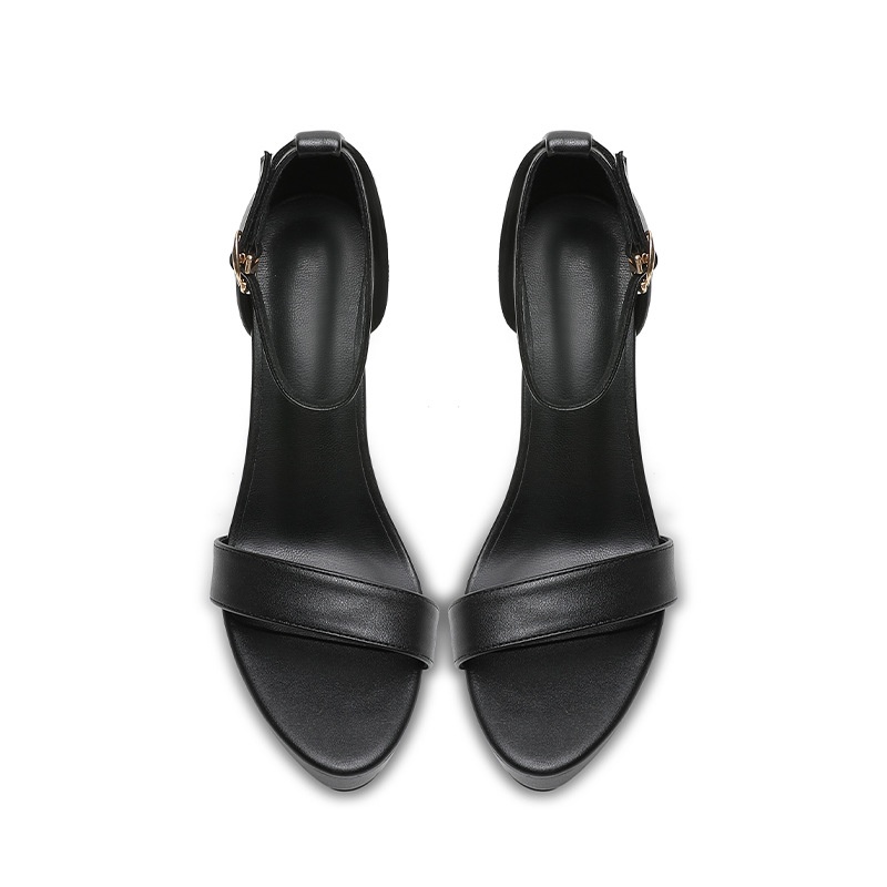 Giày Cao Gót Da Đế Xuồng Cho Nữ