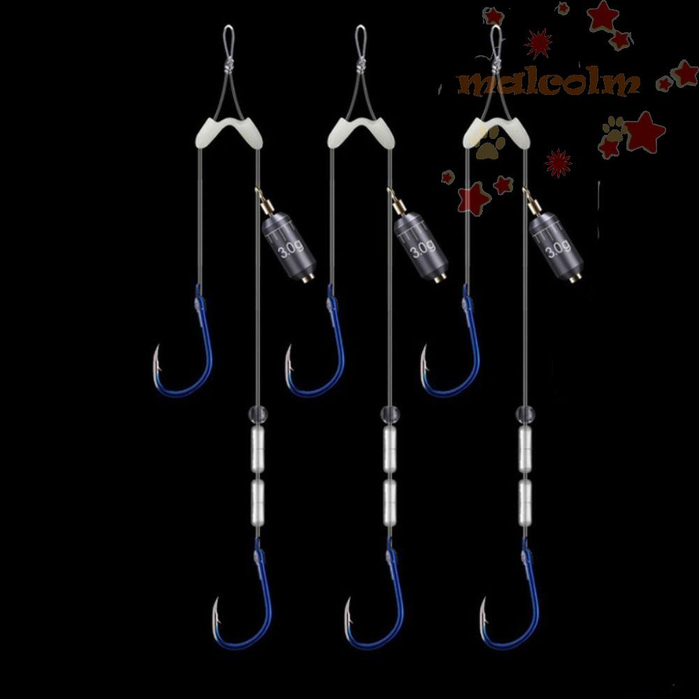 Móc Câu Cá Tự Động Bằng Thép Carbon Malcom Chất Lượng Cao