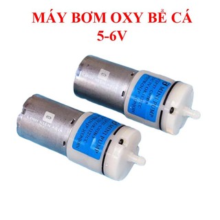 Máy bơm sủi oxy mini 370 5v-6v - máy bơm oxy bể cá, nuôi thủy sản