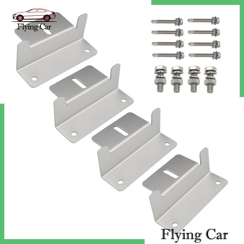 [Lzdjfmy2] Tấm Pin Năng Lượng Mặt Trời Gắn Nóc Xe Z Khung Cho Trailers RV