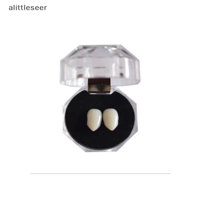 1 Cặp Răng Ma Cà Rồng Giả 11MM Bằng Nhựa Resin Dùng Hóa Trang Halloween