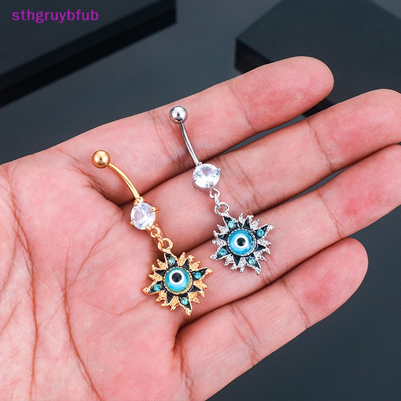 Khuyên RốN HìNh Hoa Tua Rua BằNg ThéP Không Gỉ