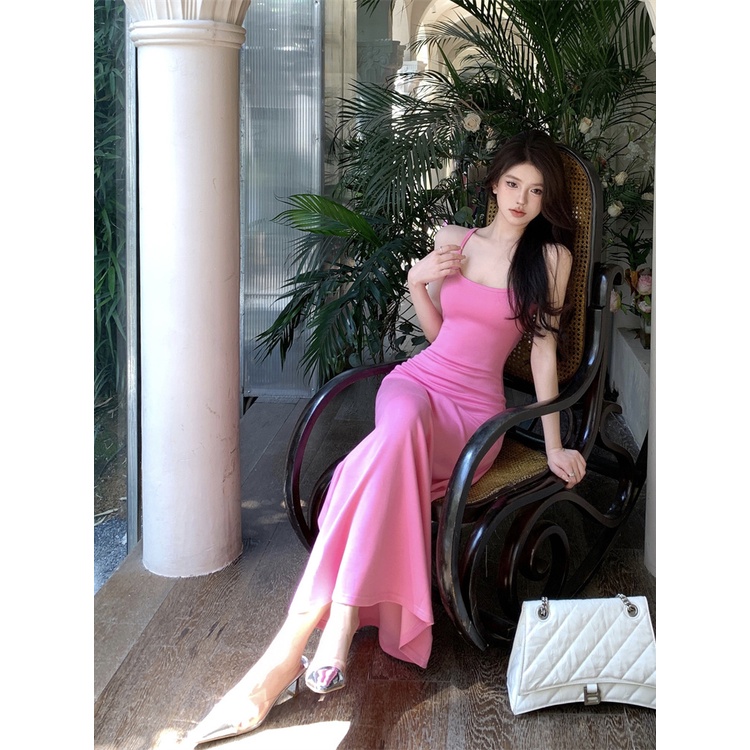 Đầm COZOK không tay đơn giản thiết kế quyến rũ thời trang