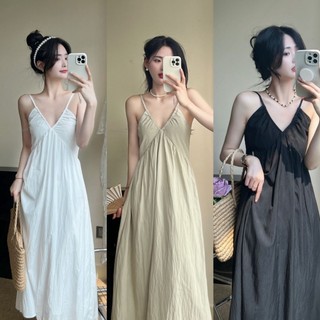 Đầm Dài Cổ Chữ V Thời Trang Dành Cho Nữ