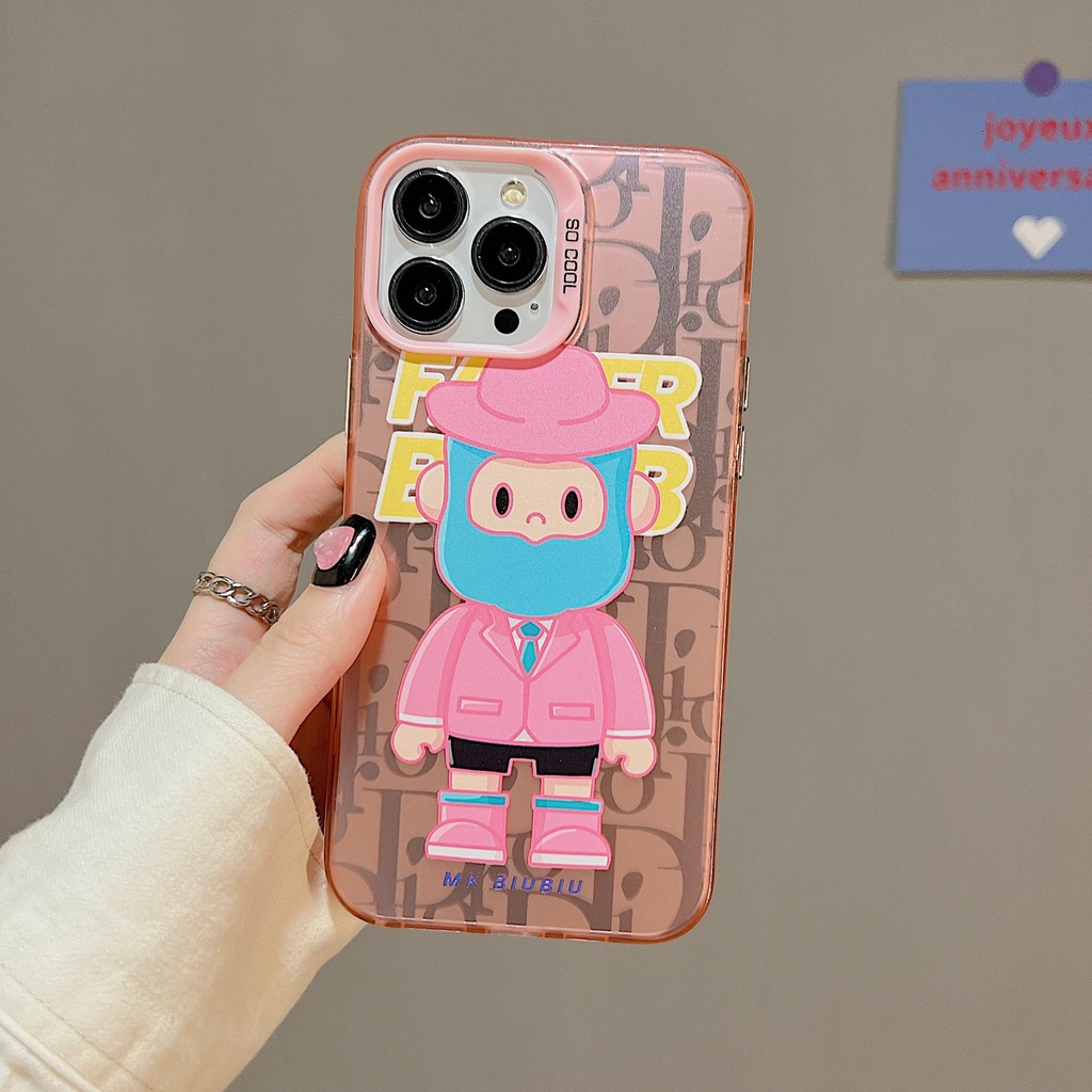 Ốp Điện Thoại TPU Mềm Trong Suốt Chống Sốc Họa Tiết Thời Trang Cho iPhone 11 13 12 14 PRO MAX