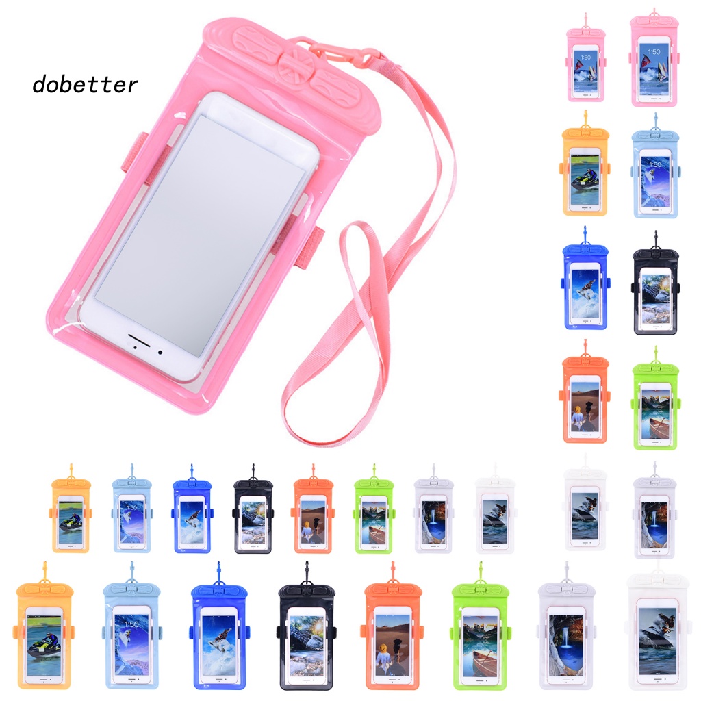 Túi Đựng Điện Thoại Di Động Trong Suốt Chống Thấm Nước Có Dây Treo Thông Dụng Cho Hoạt Động Dưới Nước