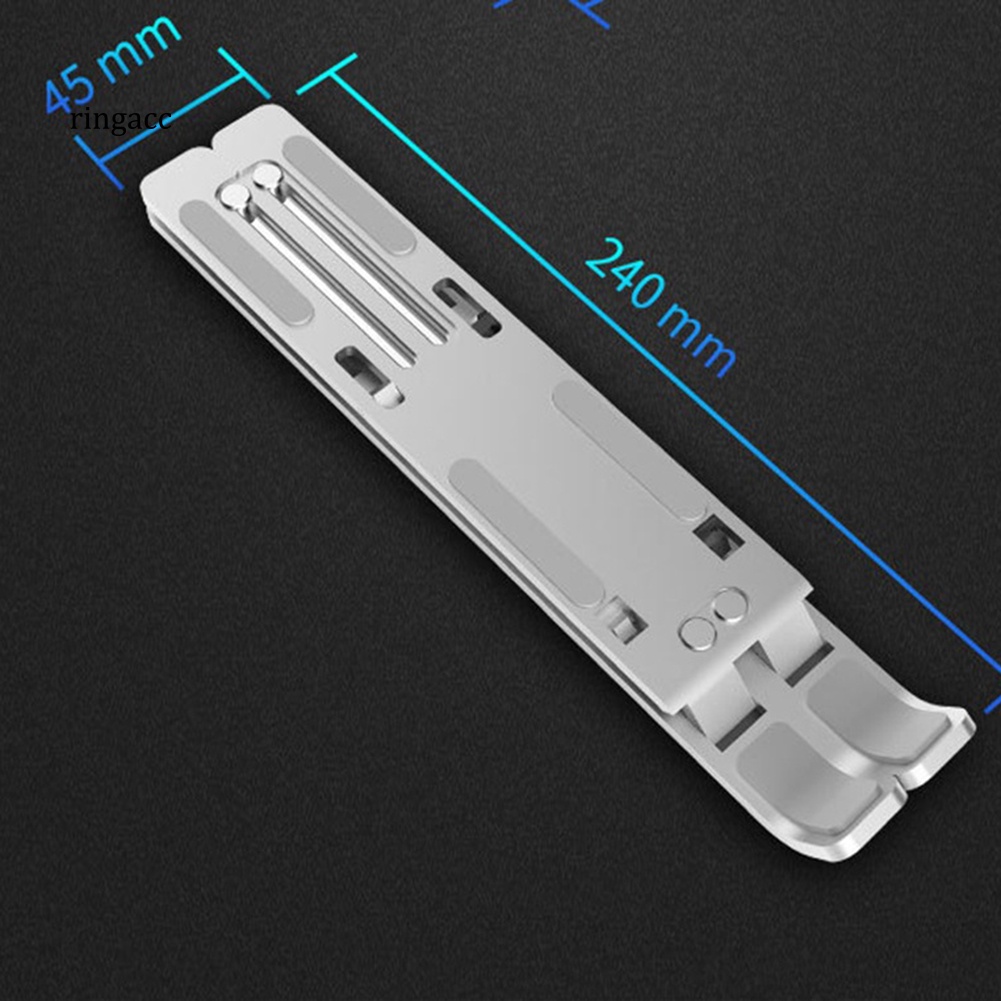 Giá Đỡ Laptop Bằng Hợp Kim Nhôm Chống Trượt Có Thể Gấp Gọn Tiện Dụng