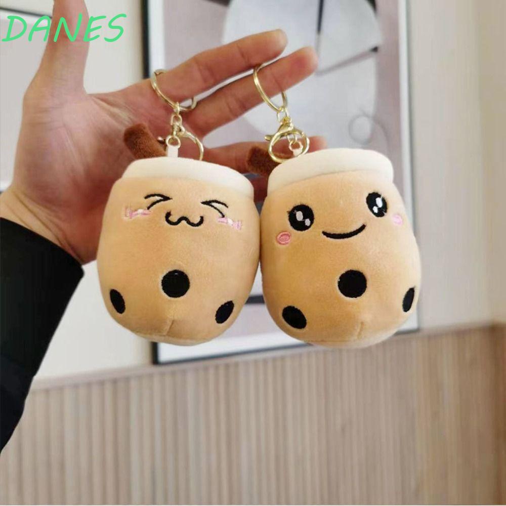 Móc Khóa Hình Ly Trà Sữa Boba Hoạt Hình Dễ Thương Vui Nhộn Phong Cách Hàn Quốc