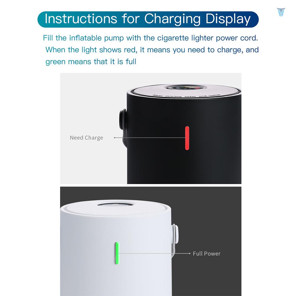 Máy Bơm Hơi Lốp Xe Điện Tử 12V Chuyên Dụng