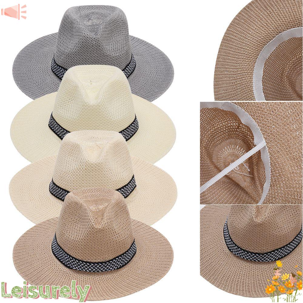 Mũ Cói Fedora Thời Trang Mùa Hè