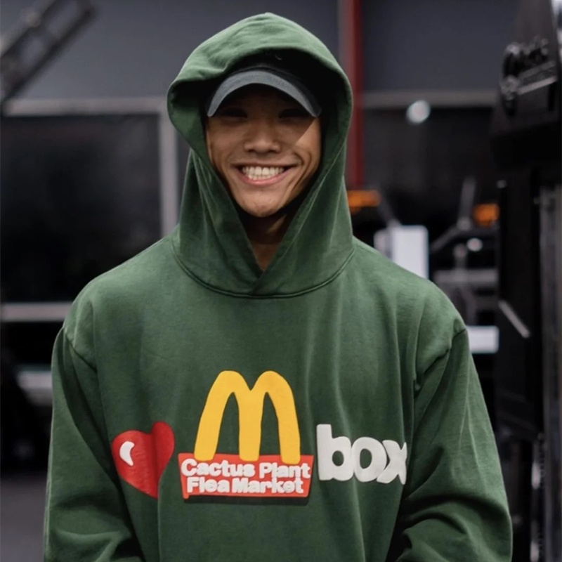 Thị Trường Flea Market x Mcdonald 'S CPFM Thương Hiệu Mcdonald' S Áo hoodie Lông Nhung In Hình Xốp Mới Nhất