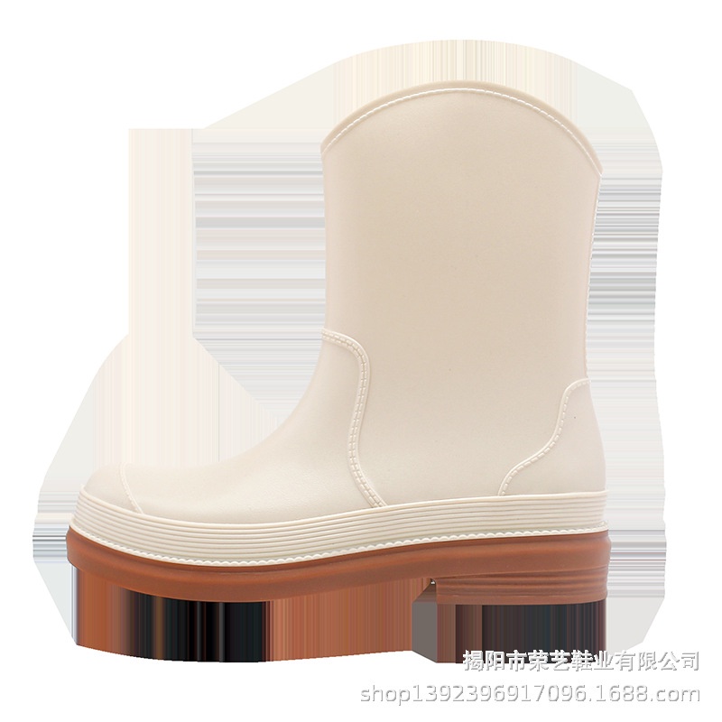 Ủng Đi Mưa Chống Thấm Nước Thời Trang Phong Cách Mới-AA0363