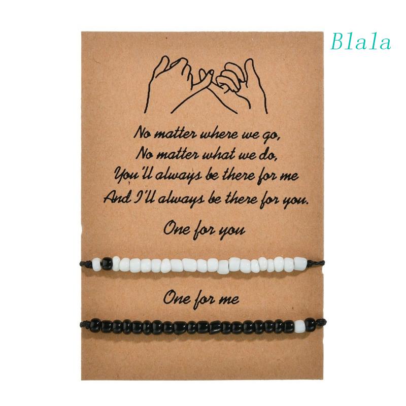 Set 2 Vòng Tay Chuỗi Hạt Thời Trang Cho Nam Và Nữ