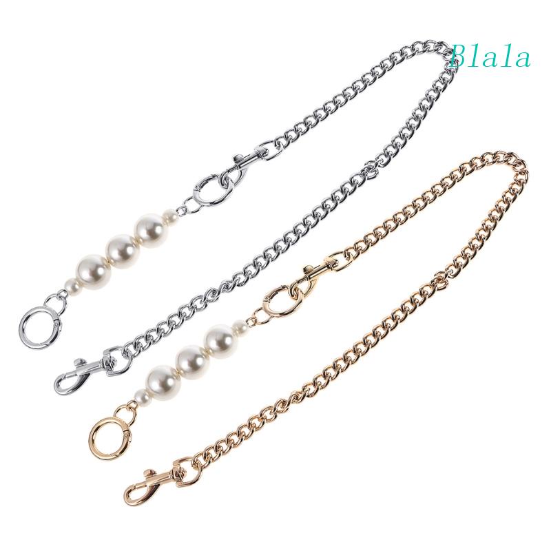 Bộ 2 Dây Xích Nối Dài Có Khóa Kim Loại Cho Túi Xách DIY