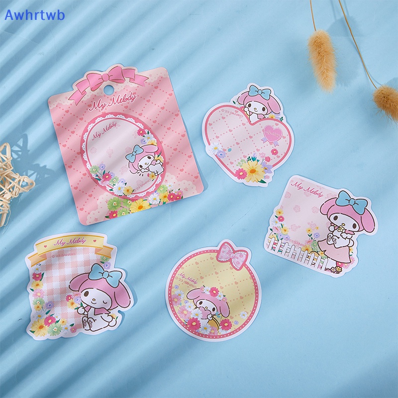 Awhrtwb Giấy Ghi Chú Họa Tiết Hoạt Hình Cún Cinnamon Melody Dễ Thương Cho Học Sinh Mới