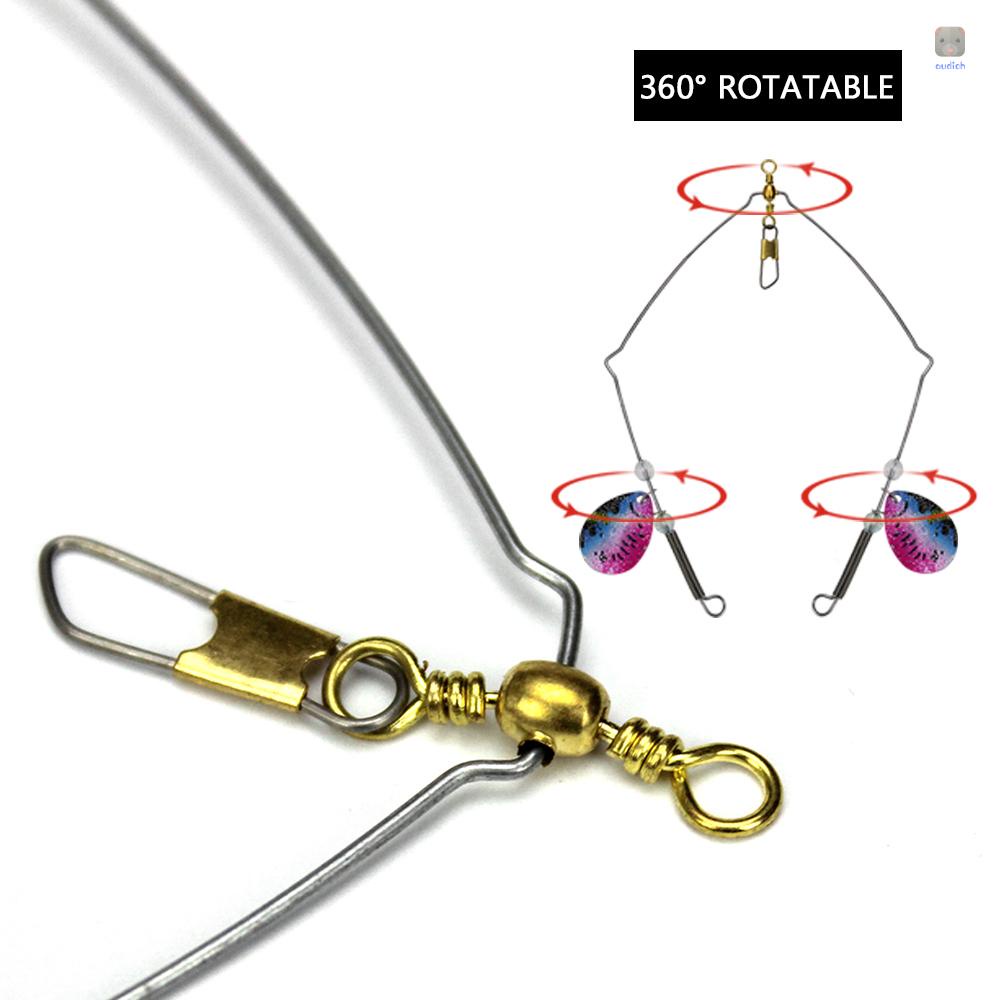 Dây Cân Bằng Câu Cá Bằng Thép Chống Rối Có Xoay Được