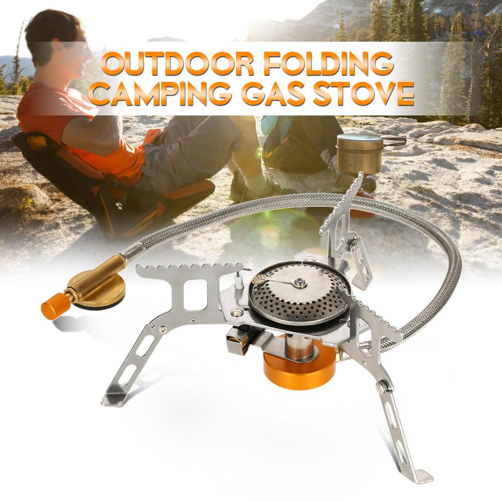 Bếp Gas Bằng Thép Không Gỉ Có Thể Gấp Gọn Tiện Dụng Khi Đi Cắm Trại
