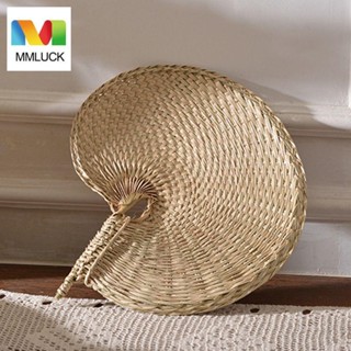 Quạt Đan Rơm Thủ Công Trọng Lượng Nhẹ Màu Đen