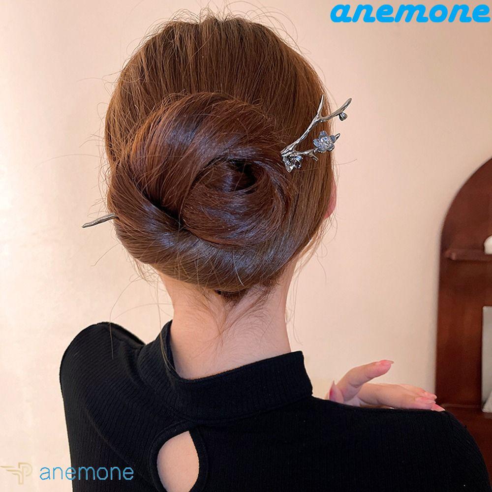 Trâm Cài Tóc Hình Cành Hoa Phong Cách Trung Quốc Cổ Điển Thời Trang Mới