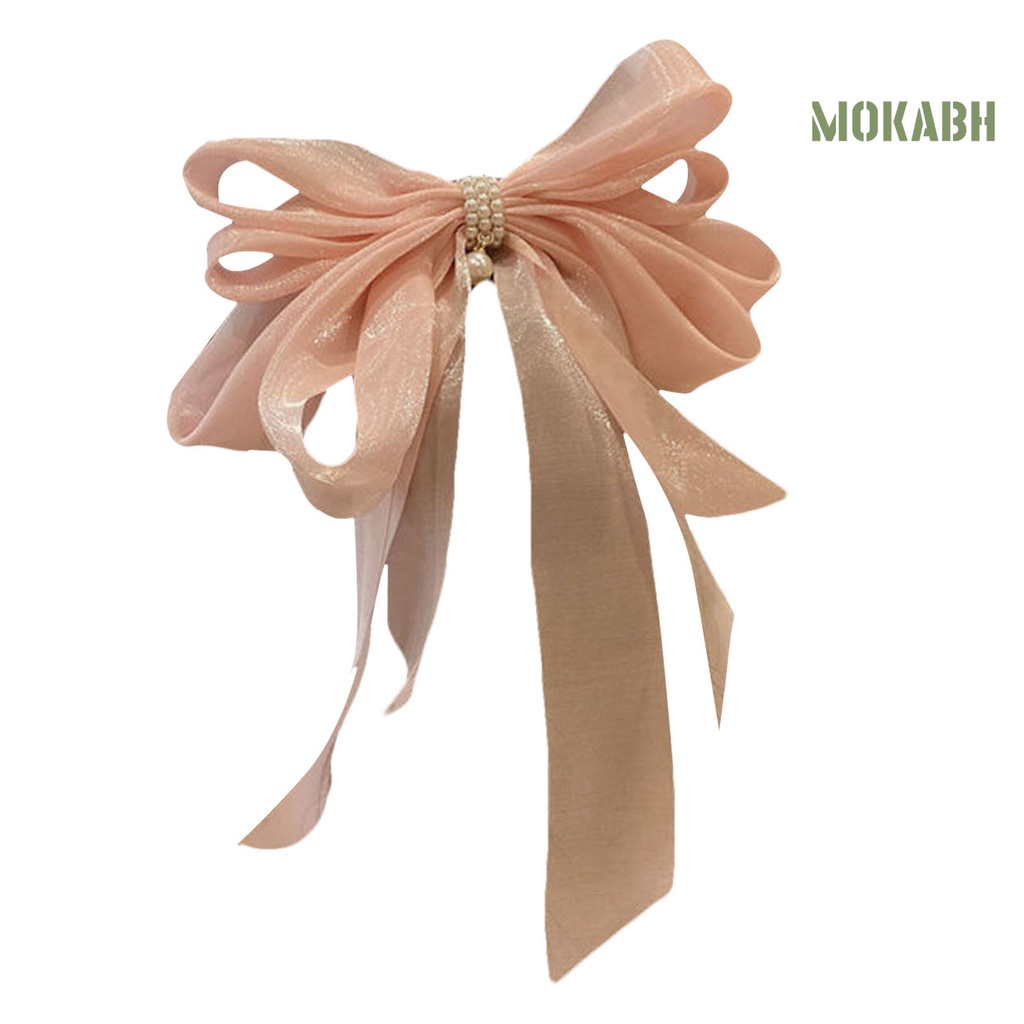 Kẹp Tóc Bằng Chất Liệu Mềm Mại Nhiều Lớp Chống Trượt Kiểu Dáng Ngọt Ngào Dành Cho Nữ