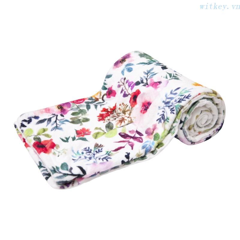 Chăn Quấn Em Bé Sơ Sinh In Họa Tiết Chấm Bi Kích Thước 75x100cm