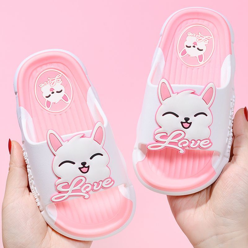Dép Xỏ Ngón Đi Biển Chống Trượt Hình Thỏ Hoạt Hình Dễ Thương Thời Trang Mùa Hè Cho Bé Gái