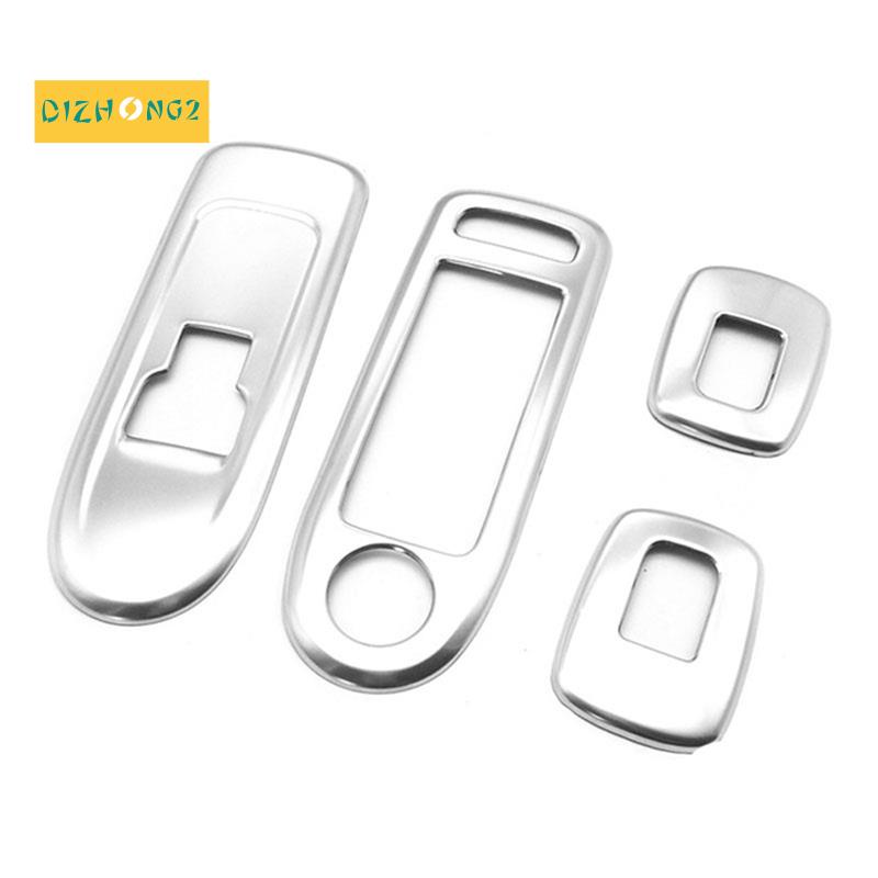 Khung Dán Bảng Công Tắc Điều Khiển Cửa Sổ Màu Bạc Cho Citroen C5 for Peugeot 508