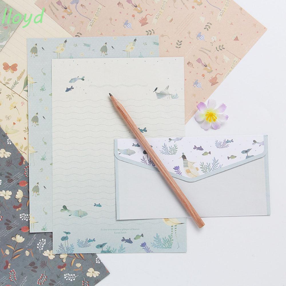 Lloyd Bìa Thư In Hoa Thủ Công Cổ Điển Trang Trí Văn Phòng Trường Học