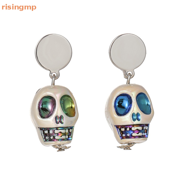 Bông Tai Hình Đầu Lâu Phong Cách Gothic Punk Thời Trang Cho Nữ