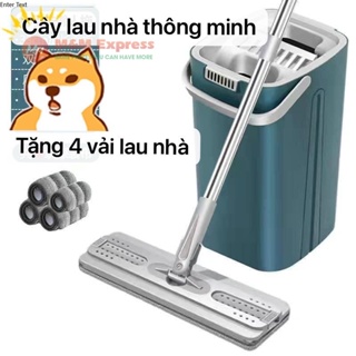 Bộ lau nhà tự vắt thông minh xoay 360 độ