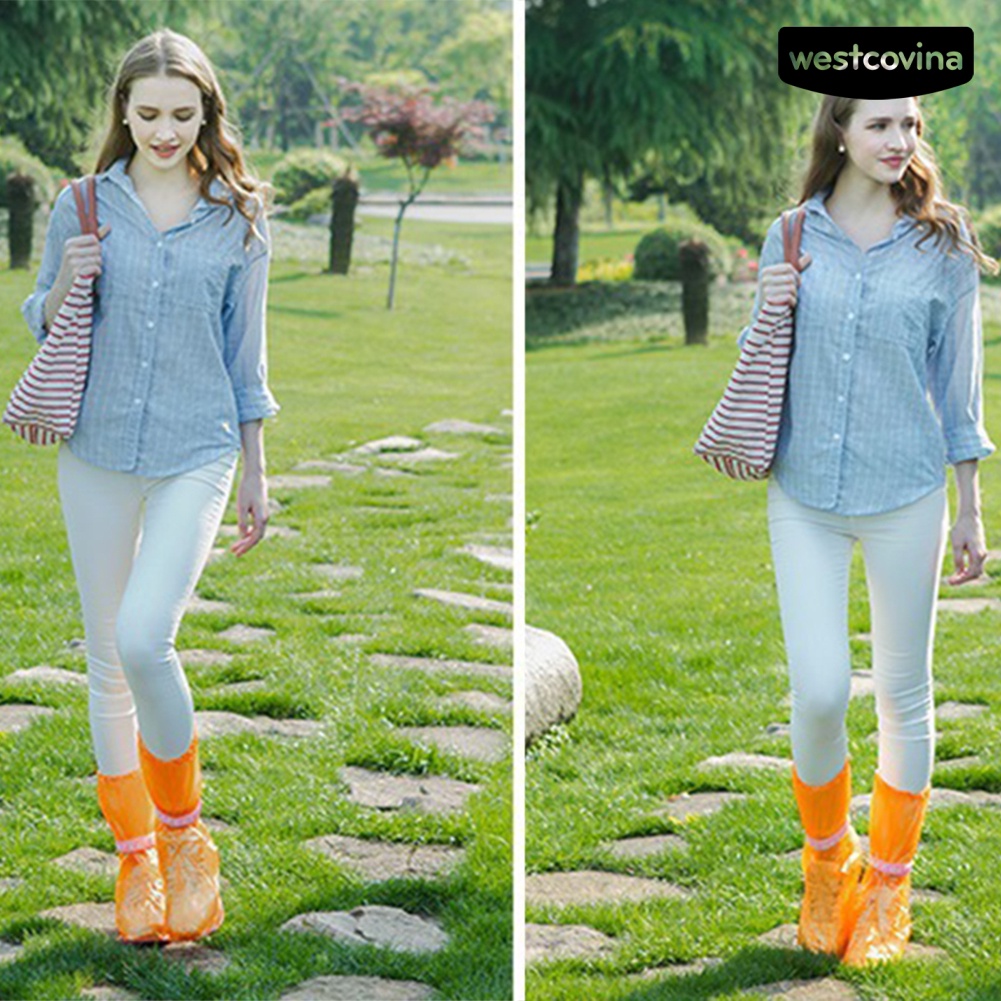 [COD]☁1 Cặp Vỏ Bọc Giày Bốt Bảo Vệ Chống Trượt Chống Thấm Nước