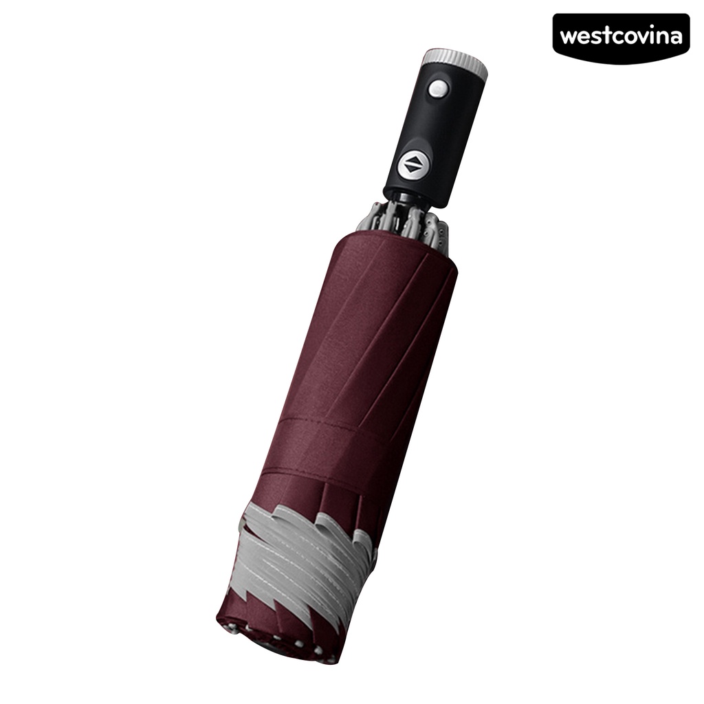 [COD]☁Dù Gấp Ba Khúc Có Đèn LED Phản Quang Tự Động