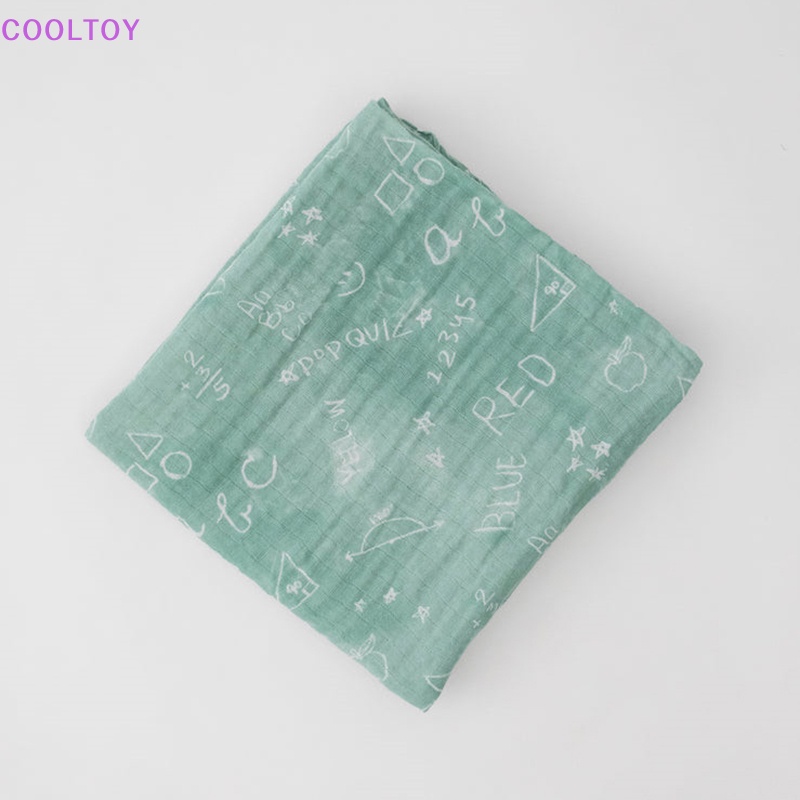 Cooltoy Chăn Quấn Bé Sơ Sinh Bằng Cotton Bảng Phấn Muslin