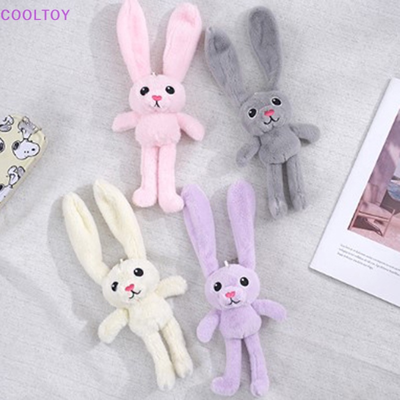 1 Móc Khóa Thỏ Nhồi Bông Đáng Yêu