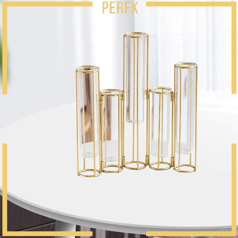 [Perfk] Bình Hoa Ống Nghiệm Kiểm Tra Bản Lề Trang Trí