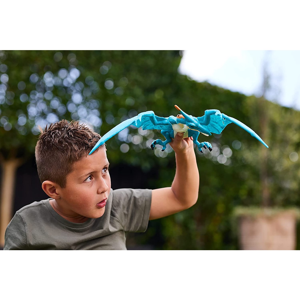 Đồ Chơi Mô Hình Chúa Tể Bầu Trời Khủng Long Pterodactyl - Zuru Robo Alive 7173 - Xanh Biển