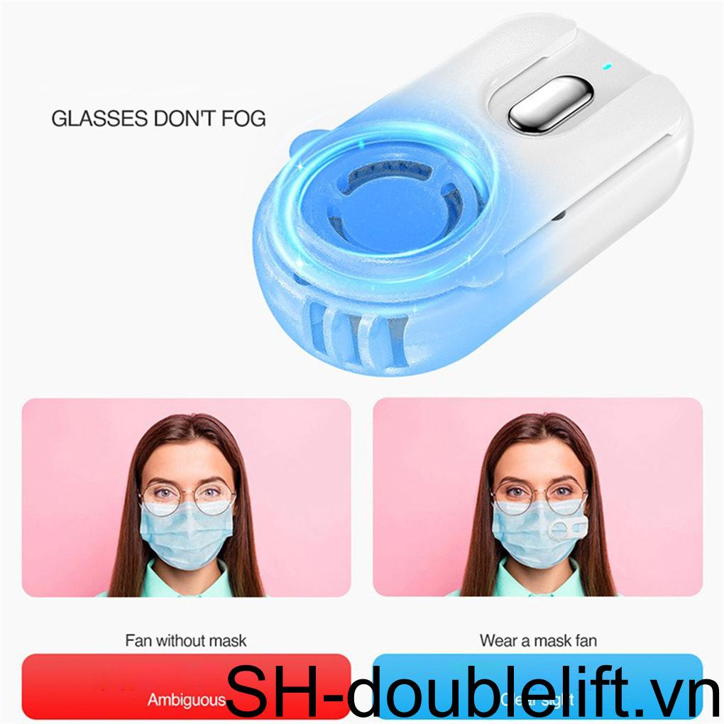 Quạt Làm Mát Có Thể Sạc Lại Thiết Kế Nhỏ Gọn Tiện Dụng