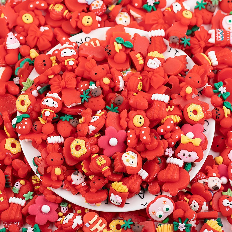 Miến dán Sticker 3D/Jibbitz nhiều mẫu dễ thương dán trang trí chai nước dán dép -Minkey