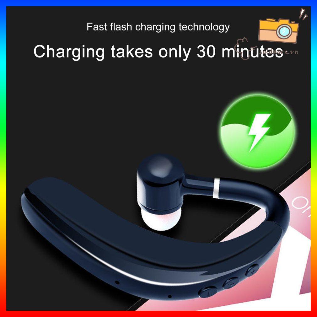 Tai nghe bluetooth không dây s109 đen 90mah nghe nhạc 5h đựng trong túi ngọc trai